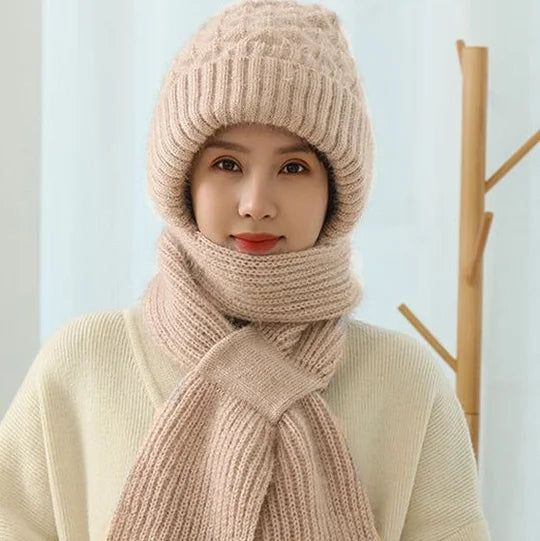 Bonnet-Écharpe-coupe-vent™: Alliez CONFORT et STYLE tout en restant au chaud.