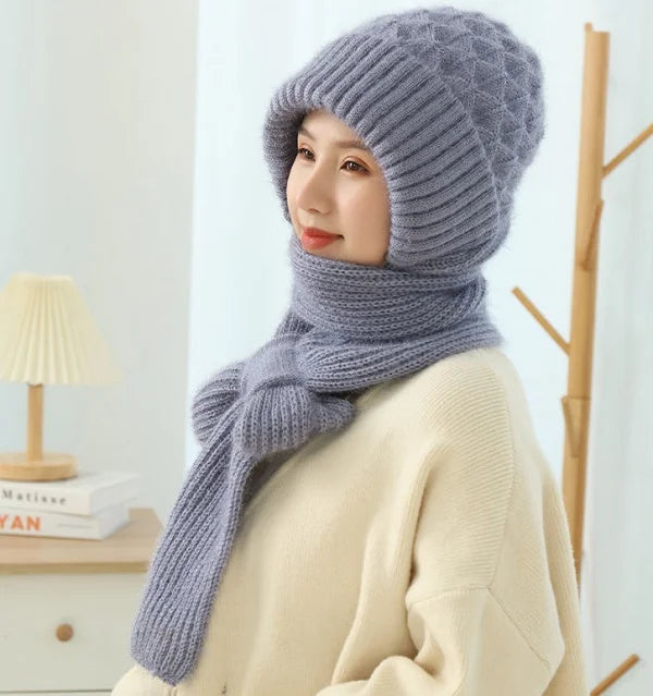 Bonnet-Écharpe-coupe-vent™: Alliez CONFORT et STYLE tout en restant au chaud.