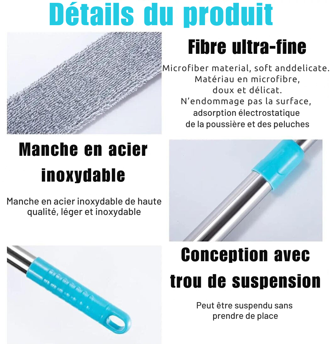 Dust Cleaner | Chiffon Rétractable de Nettoyage des Interstices
