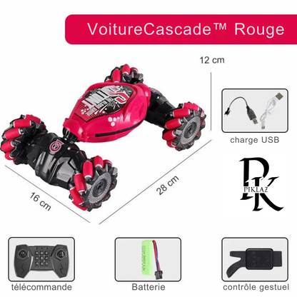 VoitureCascade™ - Voiture-jouet commandée avec reconnaissance de gestes