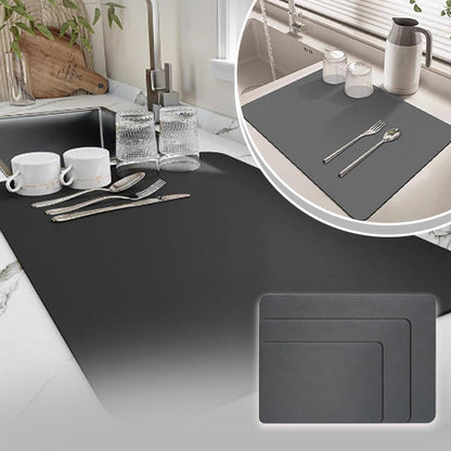 Tapis égouttoir vaisselle révolutionnaire | Pratique et efficace !